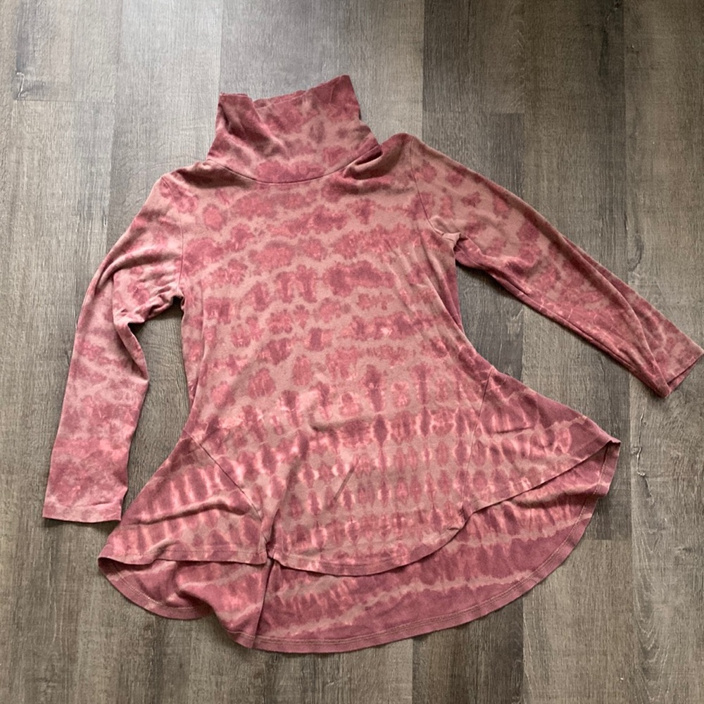 Sacred Threads Turtle Neck Dyed Top
